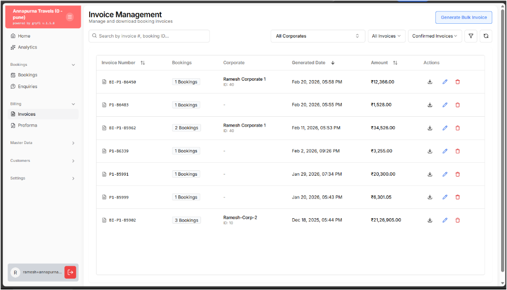 Corporate Portal UI